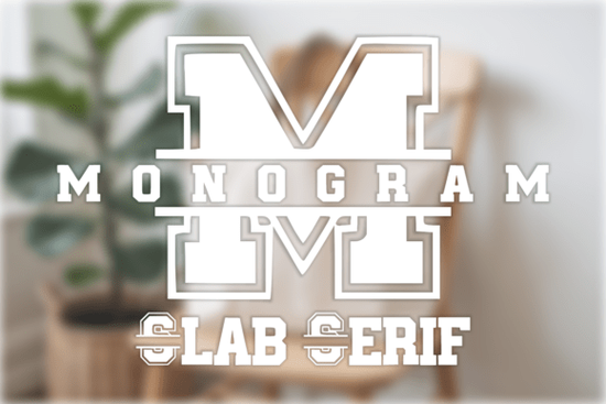 Monogram Slab Serif Font